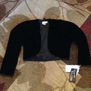 Vintage Positively Ellen Crushed Velvet Look Jacket